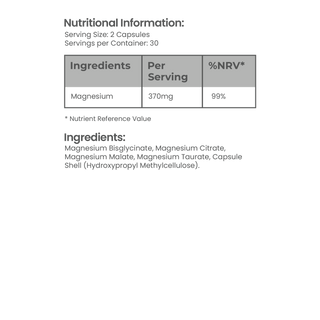 Magnesium Complex NaturesVits Info_Preview