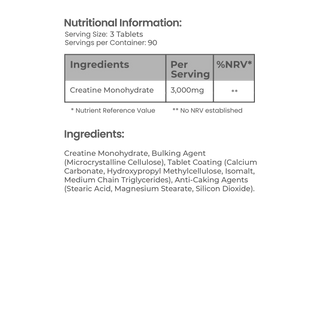 Creatine Monohydrate NaturesVits infopreviewCreatineMonohydrate