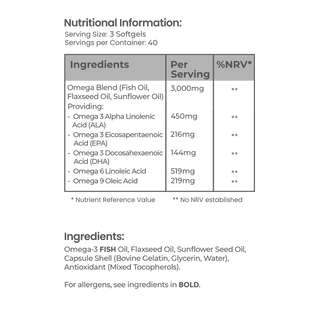 Omega 3 6 9 NaturesVits infopreviewOmega369
